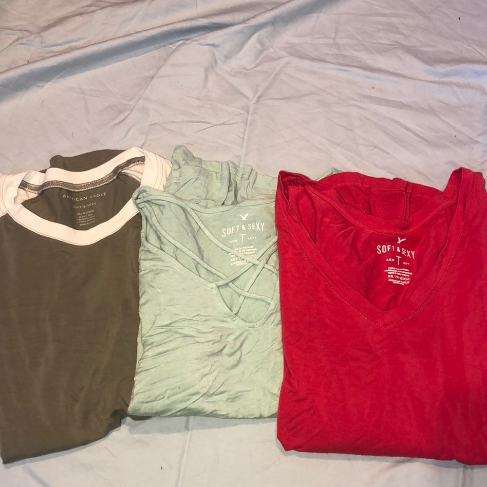american eagle soft and sexy 1 long sleeve 2 short
